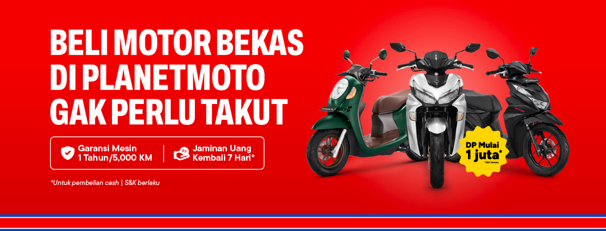 Jual Motor Bekas Dapat Harga Tinggi - Hanya 1 Jam | Planetmoto